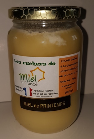 Miel de printemps 500grs