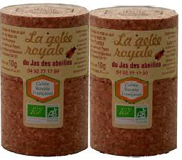 Gelée royale Bio Française / Cure de 30 jours (1 pot de 20 gr.)