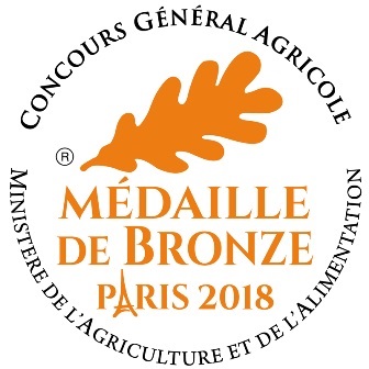 Médaille de Bronze 2018