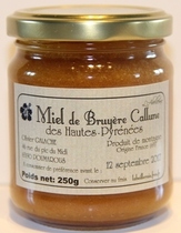 Miel de bruyère de callune bio – texture gélifiée et goût intense, récolté en forêt