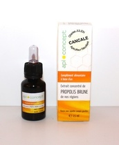 Teinture mère de propolis – extrait concentré pour usage interne ou externe, apaisant et antiseptique